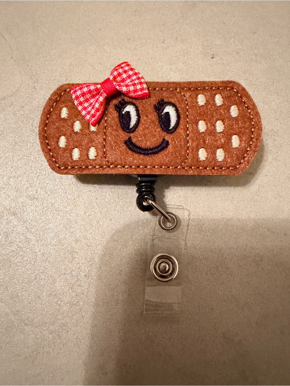 Retractable Badge Holder Band-Aid Nurse Doctor Ambulance